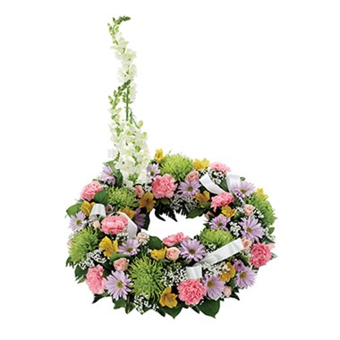 Cremation/Memorial Floral Wreath (BF193-11KL)